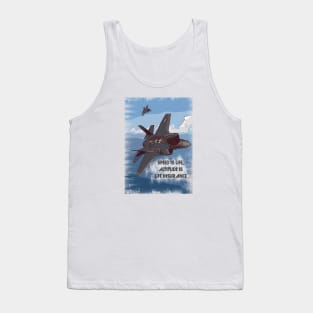 Jet Fighter 'Speed is Life, Altitude is Life Insurance' Tank Top